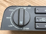 Jaguar XJ40 93-94 Heating Fan Climate Control Panel
