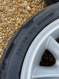 JAGUAR 17" X300 X308 XJ40 XJS XK8 Celtic Alloy wheels x4 17x8J 5x120.65 PCD MNC6116BA. Previously been refurbished, with Good Tyres.