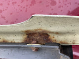 Jaguar XJ40 Rear Bumper Right side section, with Chrome