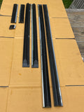 Jaguar Daimler XJ40 Side mouldings Door rubbing strips trims nearly complete set