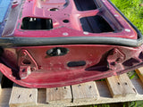 Jaguar X300 Drivers Right Side Front Door Stripped shell. CFH Flamenco Red