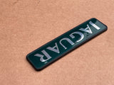 Jaguar X300 boot badge Green back with silver lettering