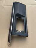 Daimler Jaguar VDP XJ40 Left side front bumper side section with chrome