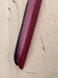 Jaguar X308 X300 boot chrome plinth trim painted CFS Carnival Red