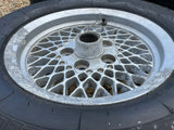 Daimler JAGUAR series 1,2,3 XJS XJ40 15” Lattice Cross Spoke alloy wheels Rims x4 15x6.5J 5x120.65 pcd CBC2469