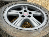 Jaguar X308 XJR XJ8 Anthracite Dark Grey 18” Penta Alloy wheels & Tyres x4