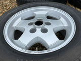 Jaguar XJS X300 X308 XJ40 16” 5 Spoke Alloy wheels x5 with tyres 7Jx16 CCC4943