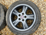 Jaguar X308 XJR XJ8 Anthracite Dark Grey 18” Penta Alloy wheels & Tyres x4