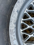 Daimler JAGUAR series 1,2,3 XJS XJ40 15” Lattice Cross Spoke alloy wheels Rims x4 15x6.5J 5x120.65 pcd CBC2469