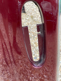 Jaguar x308 XJ8 rear back bumper Madeira Red with parking sensors