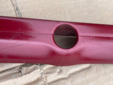Jaguar X308 X300 boot chrome plinth trim painted CFS Carnival Red