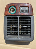 Jaguar X308 XJ8 97-2002 Rear Console Vent wort walnut veneer & cigar lighter 12v supply Undamaged GNC7890AA
