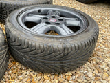 Jaguar X308 XJR XJ8 Anthracite Dark Grey 18” Penta Alloy wheels & Tyres x4