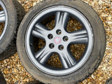 Jaguar X308 XJR XJ8 Anthracite Dark Grey 18” Penta Alloy wheels & Tyres x4