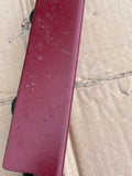 Jaguar X308 X300 boot chrome plinth trim painted CFS Carnival Red