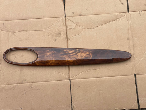 Jaguar X308 XJ8 V8 right front door upper walnut Wood Veneer capping