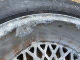 Daimler JAGUAR series 1,2,3 XJS XJ40 15” Lattice Cross Spoke alloy wheels Rims x4 15x6.5J 5x120.65 pcd CBC2469