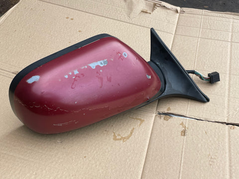 Jaguar X300 X308 right side door mirror CFS Carnival Red