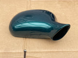 BMW Z3 E36 Right side Door mirror cover case metallic Green VGC