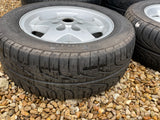 Jaguar XJS X300 X308 XJ40 16” 5 Spoke Alloy wheels x5 with tyres 7Jx16 CCC4943