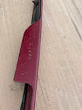 Jaguar X308 X300 boot chrome plinth trim painted CFS Carnival Red