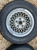 Daimler JAGUAR series 1,2,3 XJS XJ40 15” Lattice Cross Spoke alloy wheels Rims x4 15x6.5J 5x120.65 pcd CBC2469