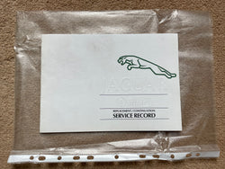 GENUINE NEW NOS BLANK Jaguar XJ40 XJ6 Replacement service book Service Record JLM101799