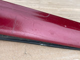 Jaguar X308 X300 boot chrome plinth trim painted CFS Carnival Red