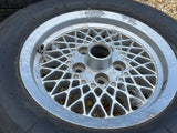 Daimler JAGUAR series 1,2,3 XJS XJ40 15” Lattice Cross Spoke alloy wheels Rims x4 15x6.5J 5x120.65 pcd CBC2469