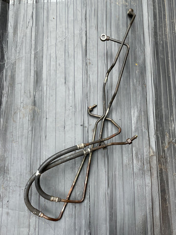 Jaguar XJ40 4.0 ZF 4HP24 Autobox oil cooler pipes lines 86-92 models (Banjo Bolt connection)