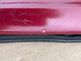 Jaguar X308 X300 boot chrome plinth trim painted CFS Carnival Red