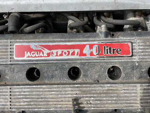 JaguarSport XJR XJ40 4.0 engine top badge