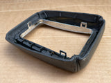 Daimler Jaguar XJ40 X300 black leather J gate trim & chrome clip surround cover for the auto shifter