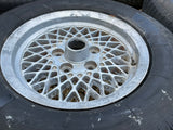 Daimler JAGUAR series 1,2,3 XJS XJ40 15” Lattice Cross Spoke alloy wheels Rims x4 15x6.5J 5x120.65 pcd CBC2469