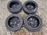 Jaguar X308 XJR XJ8 Anthracite Dark Grey 18” Penta Alloy wheels & Tyres x4