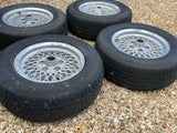 Daimler JAGUAR series 1,2,3 XJS XJ40 15” Lattice Cross Spoke alloy wheels Rims x4 15x6.5J 5x120.65 pcd CBC2469