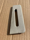 Jaguar X300 Right side rear seat belt trim surround Escutcheon (fits within the parcel shelf)