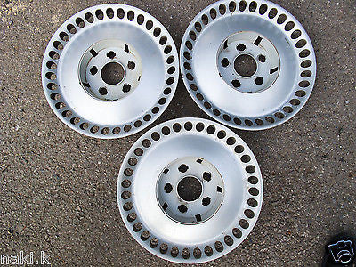 Jaguar XJ40 Hub Caps trims for Steel Wheels x3