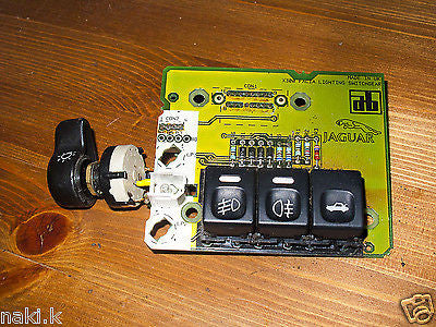 Jaguar X300 Lighting Switch Module Logic Headlight Switch