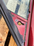 Jaguar X308 XJ8 97-02 stripped Door shell left front NSF SWB CGH Red Madeira Pearl Metallic