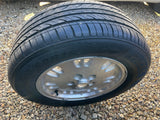 Daimler Jaguar XJ40 X308 X300 Kiwi 16” 7Jx16 Alloy wheel x1 with Good tyre/ full tread tyre
