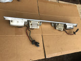 Jaguar XJS pre facelift reversing number plate lights trunk boot lid chrome plinth