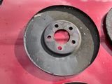 Daimler Jaguar 16” Brake dust wheel shield protector set XJ40 X300 X308 XJS S3