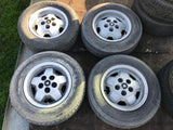Daimler JAGUAR 15" XJS S3 series 3 Starfish Alloy wheels x4 15x6.5 5x120.65 PCD CAC4379 ET28.5 with tyres