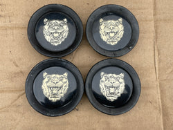 Jaguar X300 X308 XK8 XJ40 XJS series 3 Growler wheel badges x4.