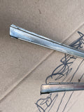 Jaguar XJ40 88-93 front screen stainless steel chrome outer finisher strip