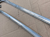 Jaguar XJ40 88-93 front screen stainless steel chrome outer finisher strip
