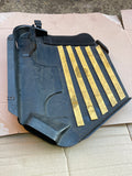 Jaguar XJ40 93-94 model Left side footwell heating air duct Lower tray RHD