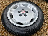 Jaguar X300 X308 XJ40 16” Dimple alloy wheels and tyres x4 8Jx16