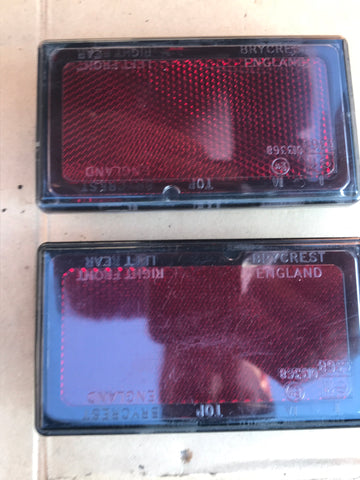 Jaguar XJ40 XJ6 Bumper Side Reflector RED